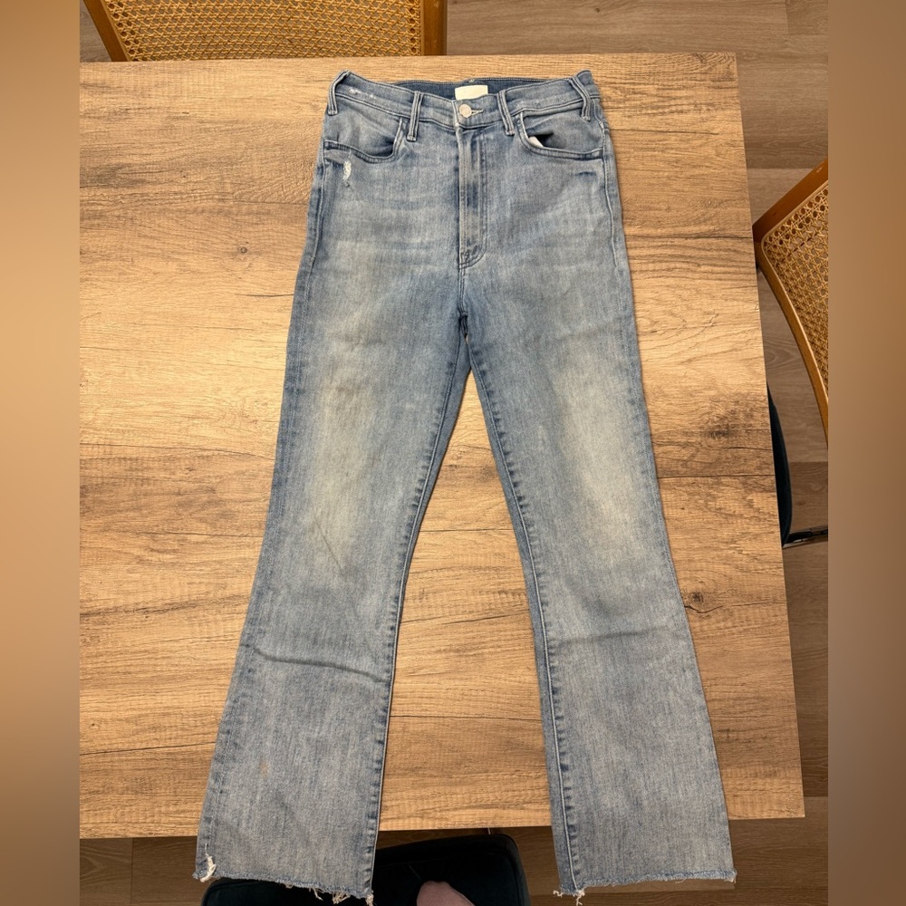 Mother Denim The Hustler Ankle Fray No Offense But